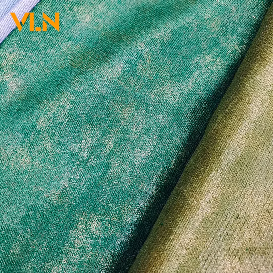 Produttore cinese 100% poliestere Jaguar tintura in lamina abbronzante colorata per tappezzeria in tessuto per divani