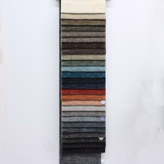 Tessuto per divani in ciniglia e poliestere jacquard per tessili casa e sedie