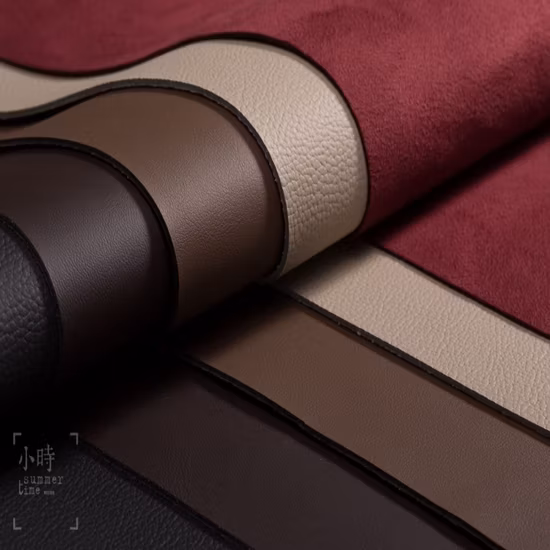 Huafon fornitura di fabbrica in microfibra PU tessuto scamosciato divano porta abiti tessuto per fodera per scarpe in rotolo