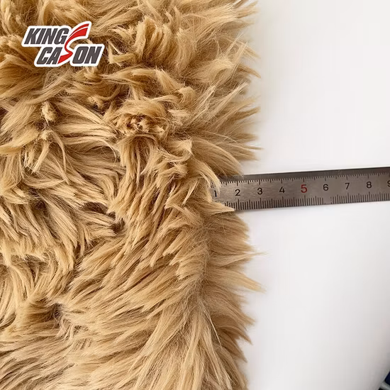 Modello Kingcason abbinato al tessuto in pile PV abbronzante da 7 mm per i giocattoli